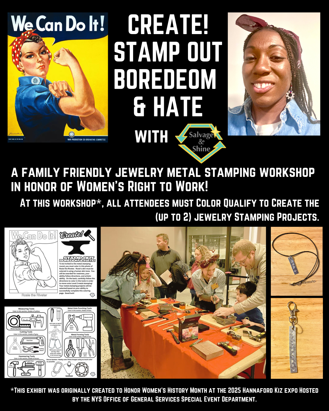 2025 New Children's Art Advocacy Exhibit: "We Can Do It! Create! Stamp Out Boredom & Hate!"