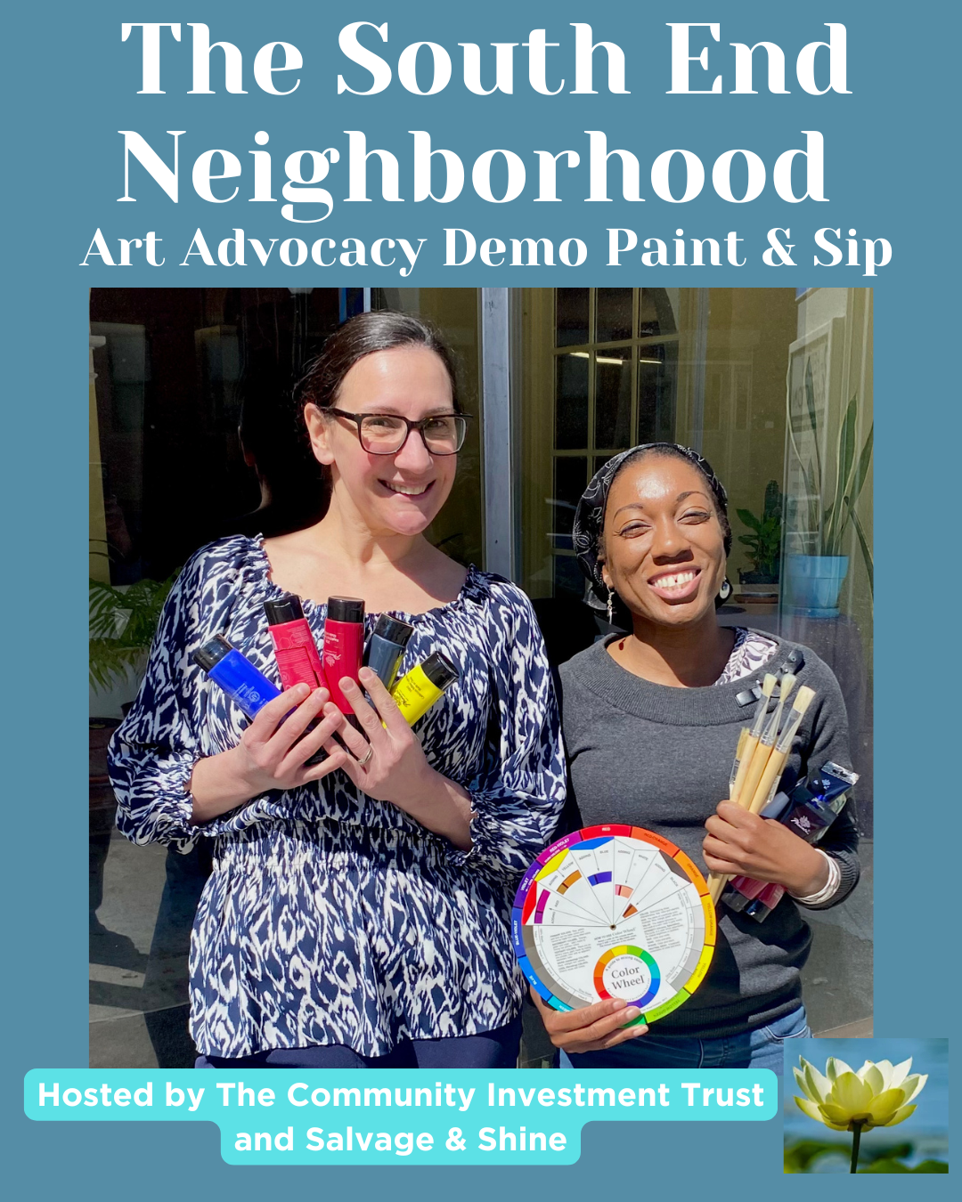 Salvage & Shine Hosts Art Advocacy Demonstration Paint and Sip