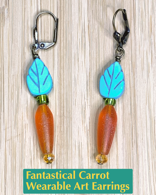 Fantastical Carrot Earrings
