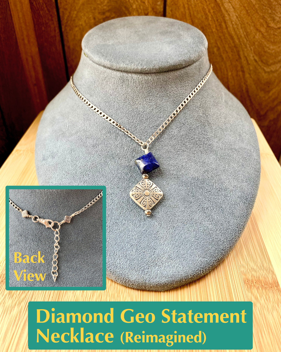 Diamond Geo Statement Necklace (Classic and Reimagined)