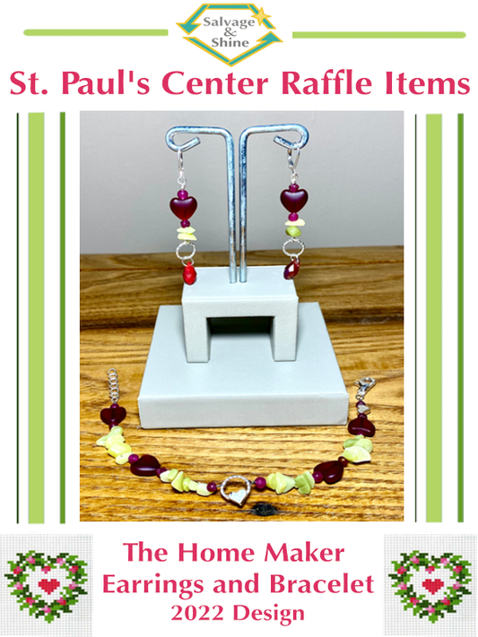 St. Paul’s Center Raffle Items:  The Home Maker Earrings and Bracelet Set