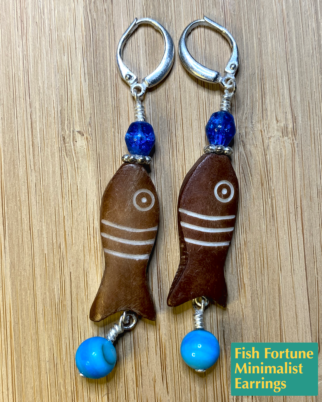 Fish Fortune Minimalist Earrings