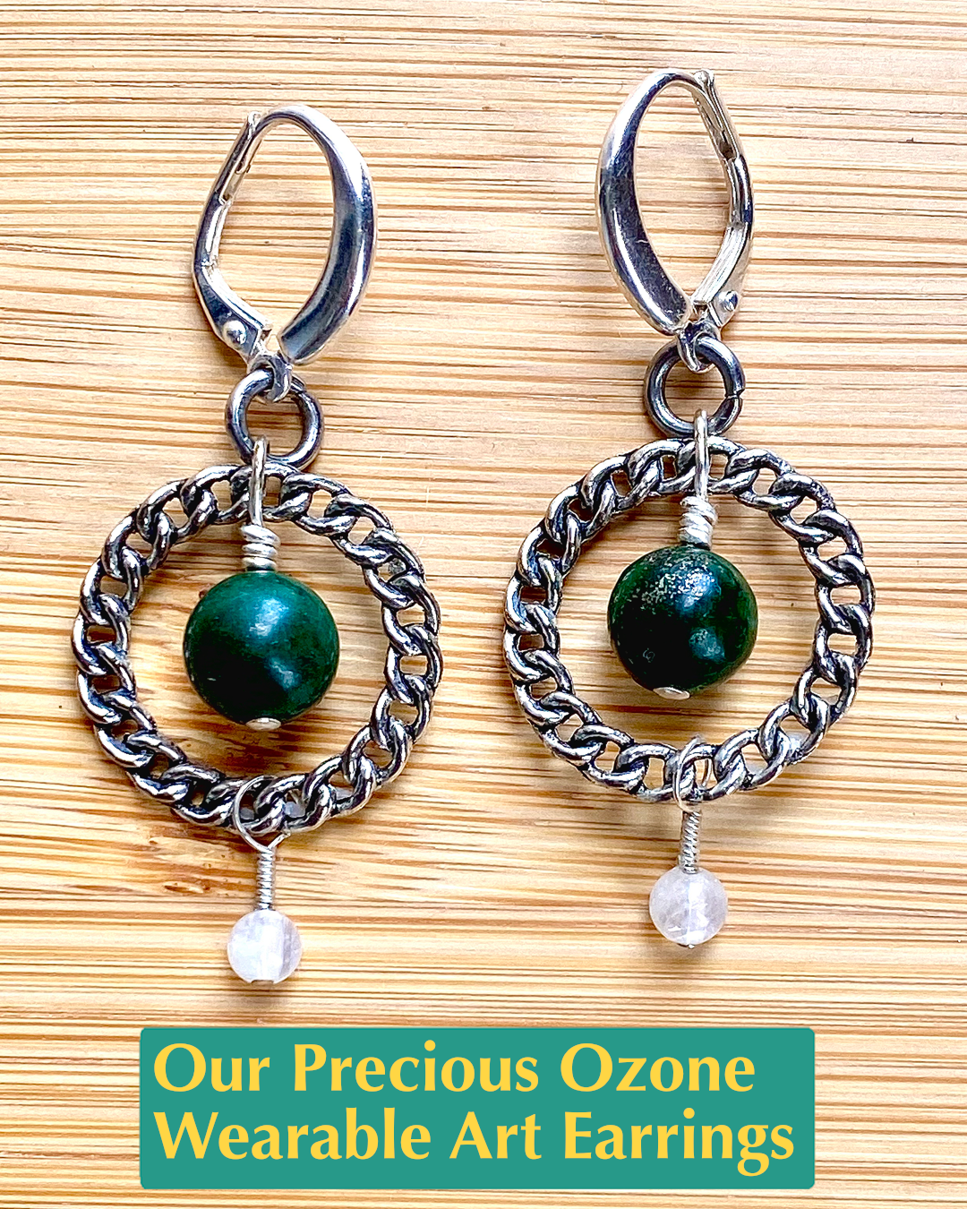 Our Precious Ozone Wearable Art Earrings