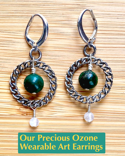 Our Precious Ozone Wearable Art Earrings