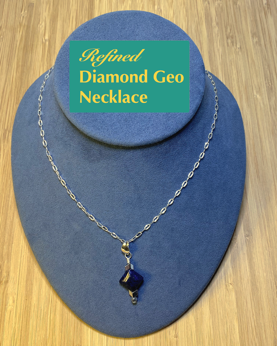 Refined Diamond Geo Necklace