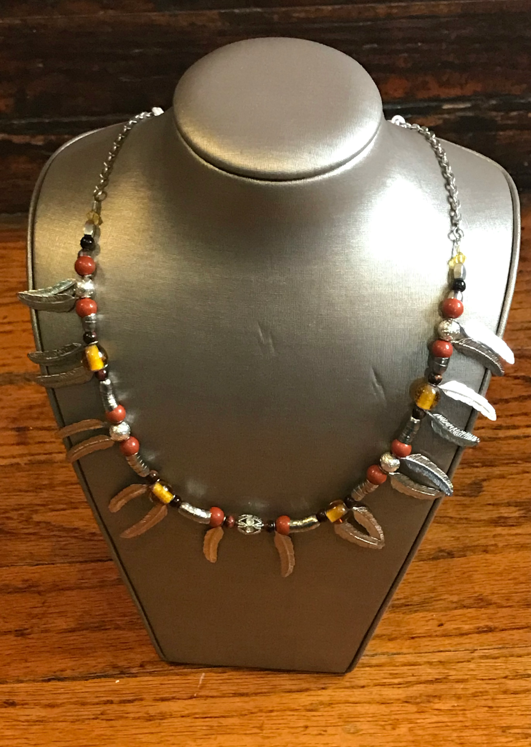 Phoenix Rising Wearable Art Necklace